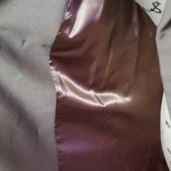 Vintage,  Sears green wool coat with real fur collar. - Picture 11 of 14